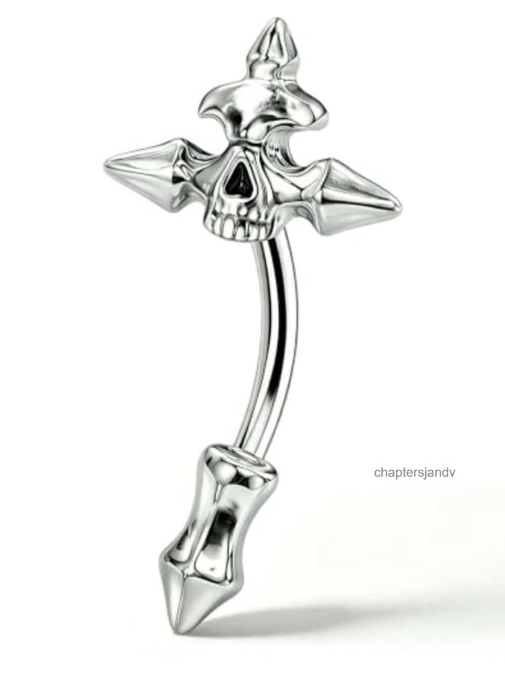 16G Surgical Steel Bat Rook Eyebrow Piercing Jewelry 8mm Halloween Body Jewelry